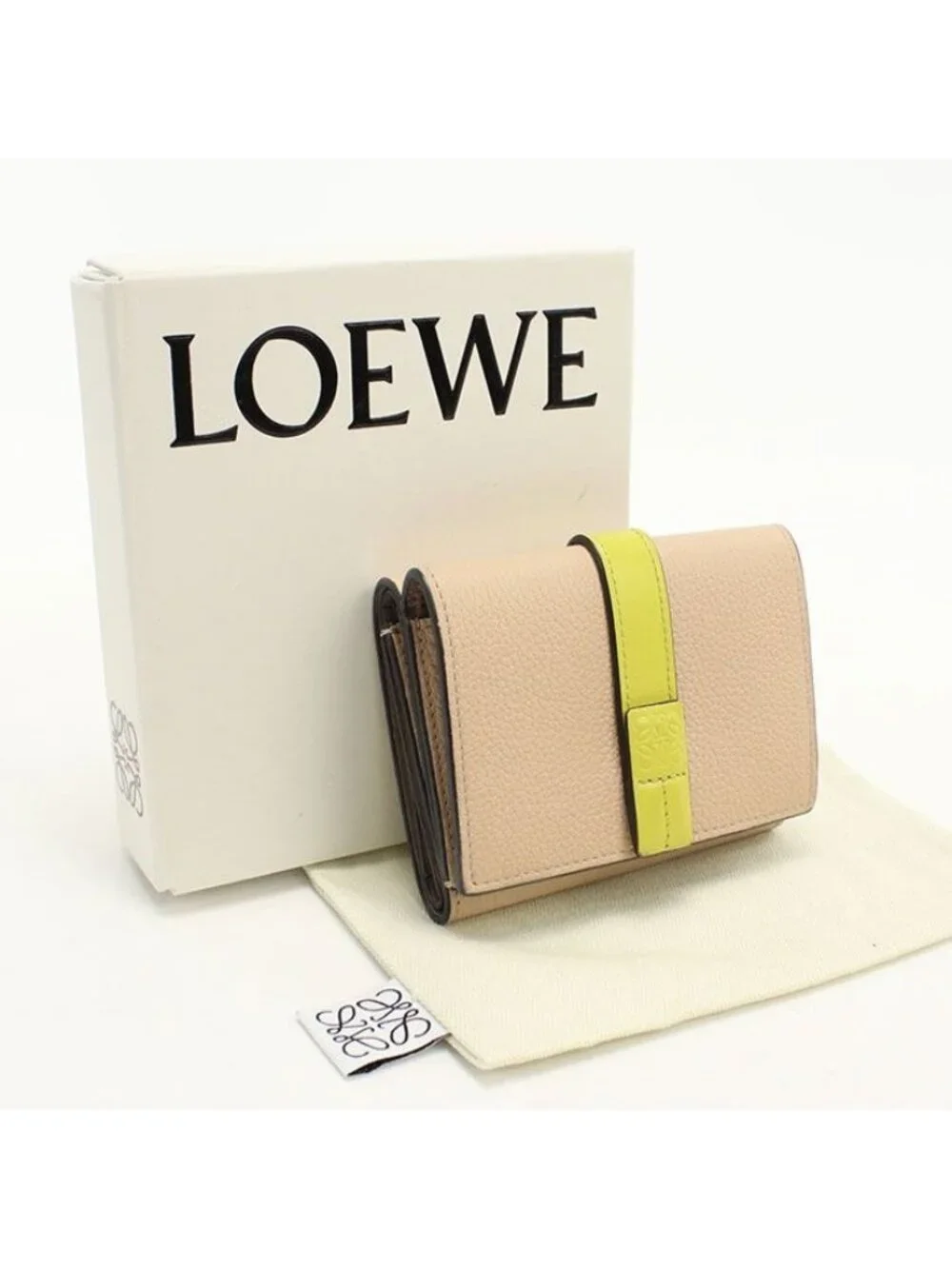 Loewe Trifold Wallet Anagram Soft Grain Calf
